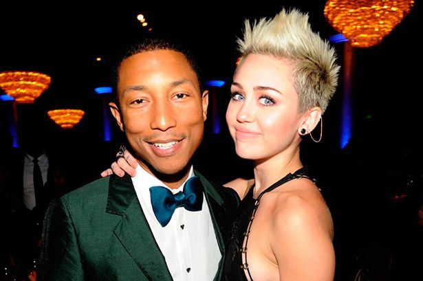 Miley Cyrus et Pharrell Williams
