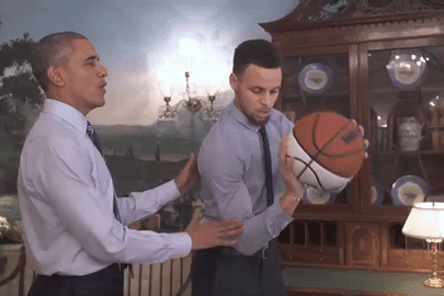 Quand Barack Obama coache Stephen Curry à la Maison Blanche