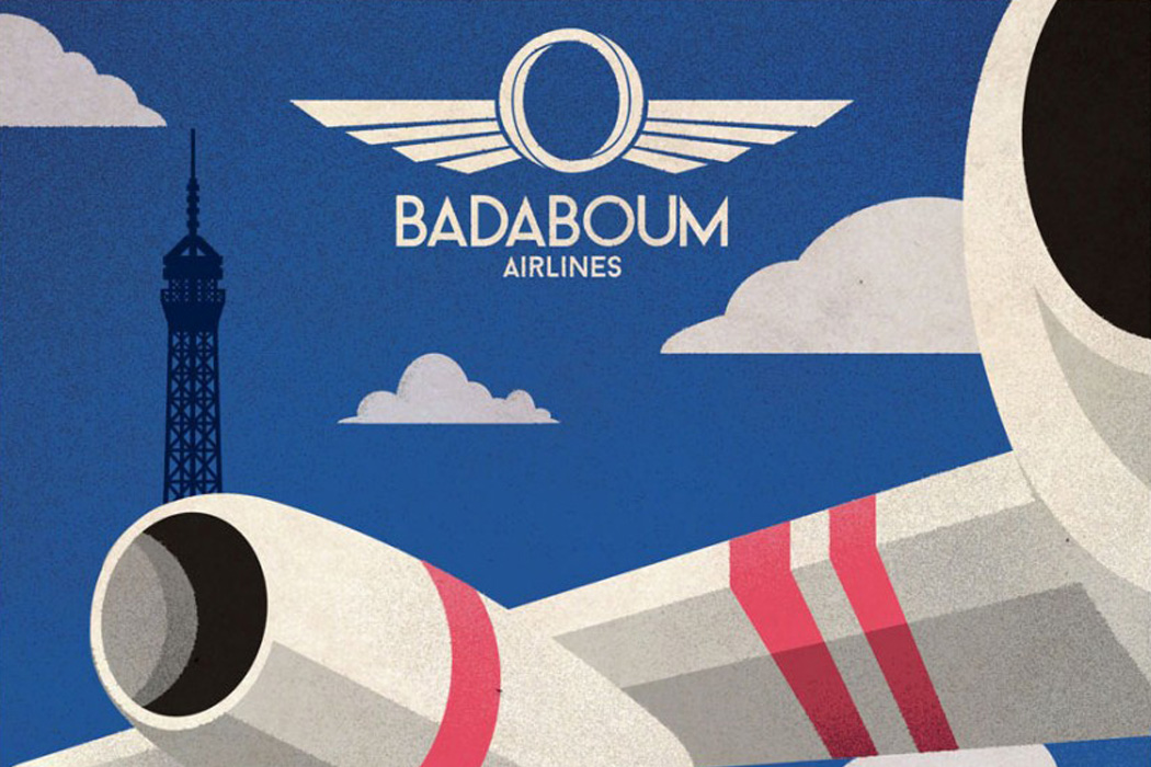 Affiche des soirées Badaboum Airlines du badaboum