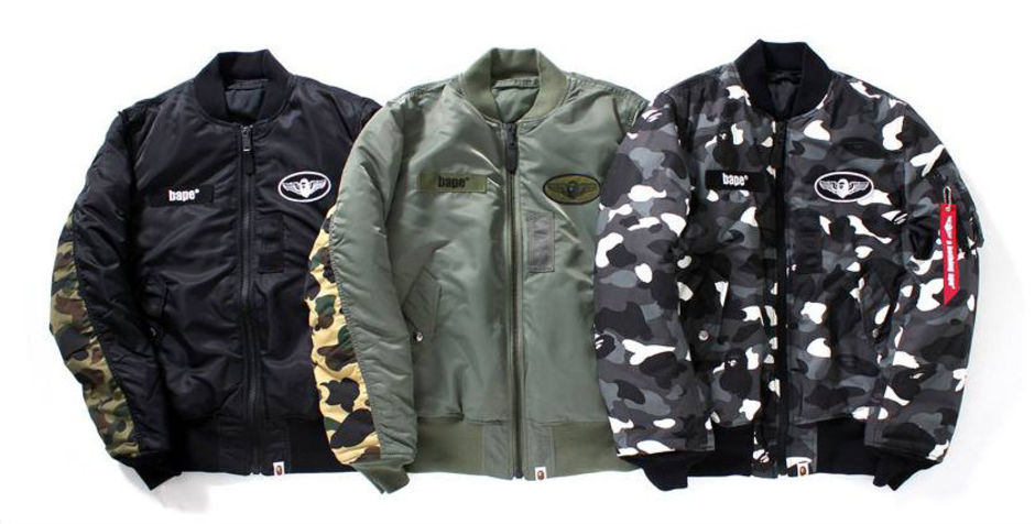 Bape x Alpha Industries Bombers - TRENDS periodical